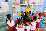 Được thuê công trình thuộc sở hữu nhà nước: Mầm non tư thục bớt nỗi lo cơ sở vật chất