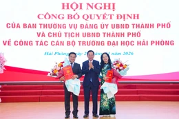 PGS.TS Bùi Xuân Hải được bổ nhiệm là Bí thư Đảng ủy kiêm Hiệu trưởng Trường ĐH Hải Phòng