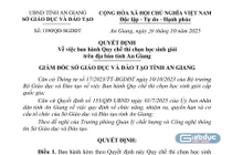 Sở Giáo dục và Đào tạo tỉnh An Giang hướng dẫn tổ chức kỳ thi học sinh giỏi cấp THCS