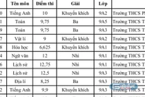 Chỉ 5-6 điểm/thang điểm 20 đã đạt học sinh giỏi THCS cấp tỉnh gây băn khoăn