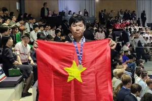 Em Nguyễn Thế Quân đã xuất sắc giành Huy chương Vàng cuộc thi Olympic Vật lý Quốc tế (IPhO) năm 2025. Ảnh: NVCC
