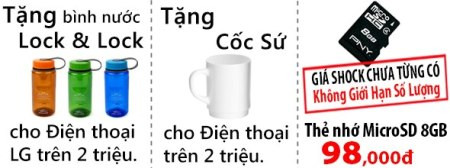Thêm quà tặng hấp dẫn nhân sự kiện D&C Mobile số 8 Lê Đại Hành ra đời.