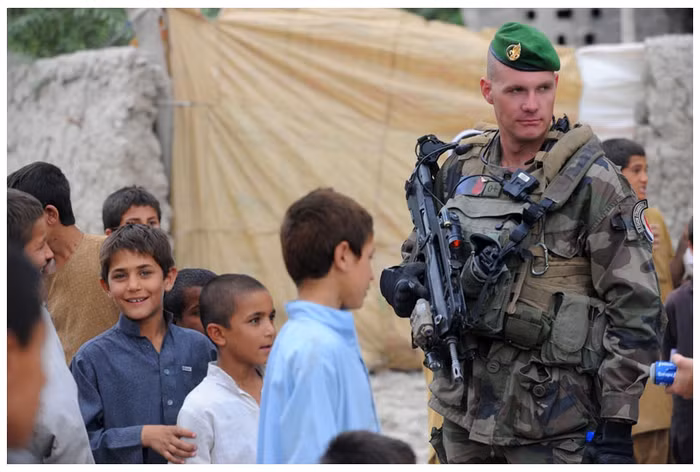 Lực lượng tác chiến của quân đội Pháp tại Afghanistan.