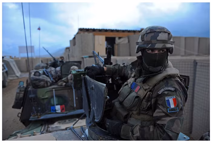 Lực lượng tác chiến của quân đội Pháp tại Afghanistan.