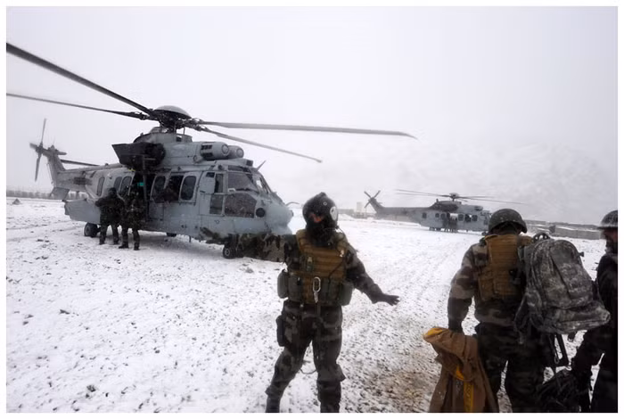 Lực lượng tác chiến của quân đội Pháp tại Afghanistan.