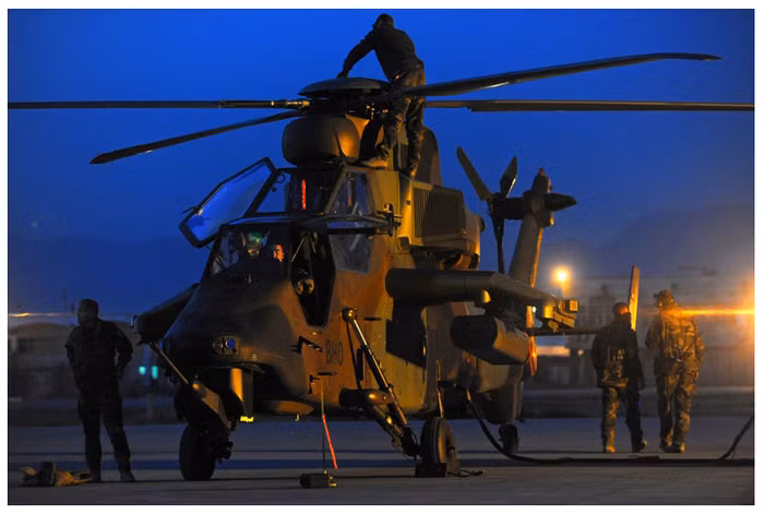 Lực lượng tác chiến của quân đội Pháp tại Afghanistan.