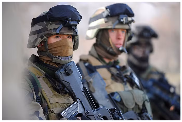 Lực lượng tác chiến của quân đội Pháp tại Afghanistan.