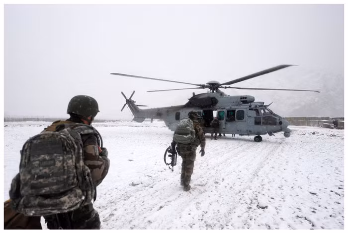 Lực lượng tác chiến của quân đội Pháp tại Afghanistan.