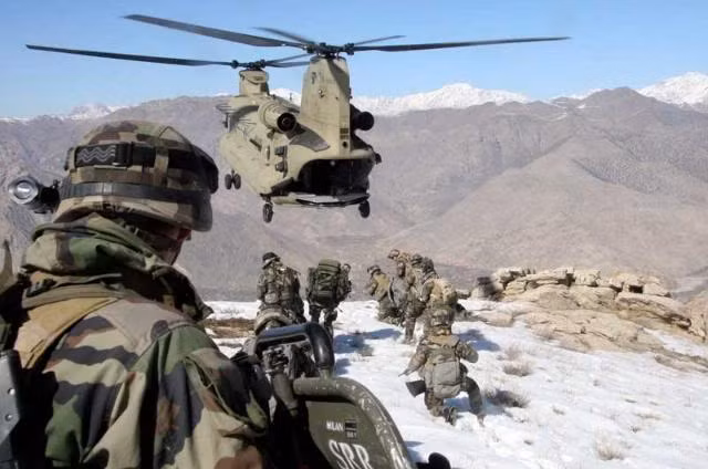 Lực lượng tác chiến của quân đội Pháp tại Afghanistan.