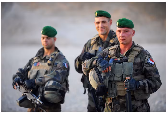 Lực lượng tác chiến của quân đội Pháp tại Afghanistan.