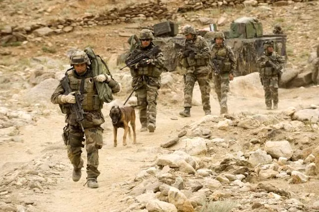 Lực lượng tác chiến của quân đội Pháp tại Afghanistan.