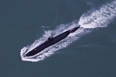 Một chiếc tàu ngầm của TQ xuất hiện ở Biển Đông vào năm ngoái (ảnh tư liệu)