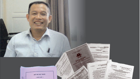 Giám đốc Khúc Duy Thành thao thao bất tuyệt về khả năng “bôi trơn” của mình. Giám đốc Khúc Duy Thành thao thao bất tuyệt về khả năng “bôi trơn” của mình.