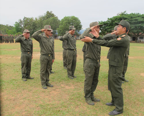 Điều lệnh đội ngũ cá nhân là bài học quan trọng.