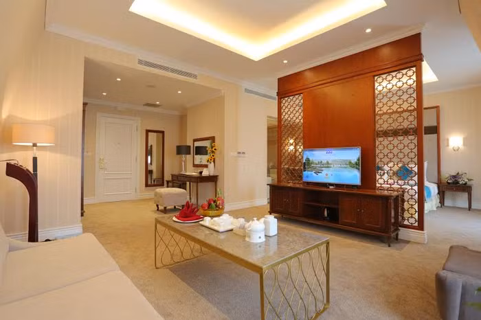 100% nội thật tại Khách sạn FLC Vĩnh Thịnh đều được nhập ngoại.