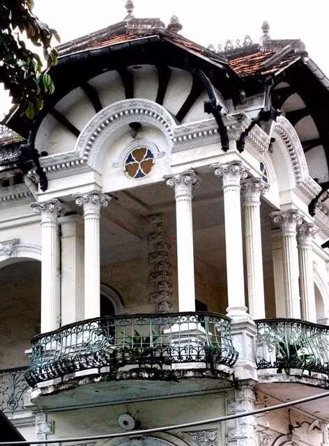 Một góc kiến trúc rất đẹp của biệt thự Phương Nam.