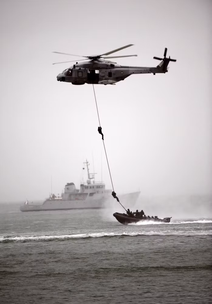 Đặc nhiệm Hải quân Pháp trong chuyến thăm của Tổng thống Nicolas Sarkozy