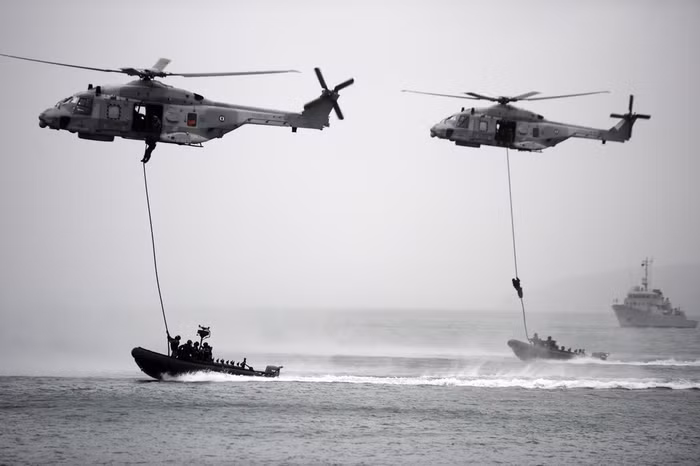 Đặc nhiệm Hải quân Pháp trong chuyến thăm của Tổng thống Nicolas Sarkozy