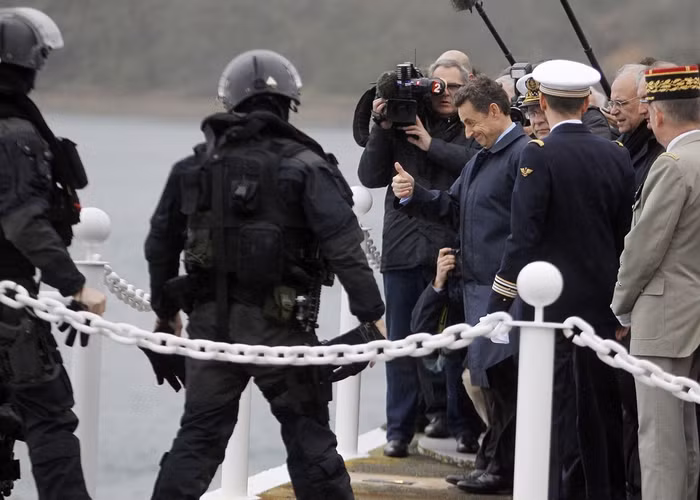 Đặc nhiệm Hải quân Pháp trong chuyến thăm của Tổng thống Nicolas Sarkozy