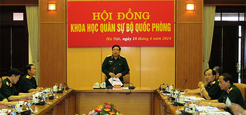 Đại tướng Phùng Quang Thanh chủ trì phiên họp Hội đồng KHQS Bộ Quốc phòng. Ảnh: qdnd.vn Đại tướng Phùng Quang Thanh chủ trì phiên họp Hội đồng KHQS Bộ Quốc phòng. Ảnh: qdnd.vn