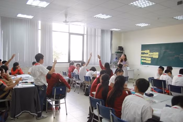 Học sinh Vinschool hào hứng trong các giờ học Ngữ văn.