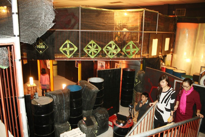 Một góc không gian của mê cung nghệ thuật. Một góc không gian của mê cung nghệ thuật.