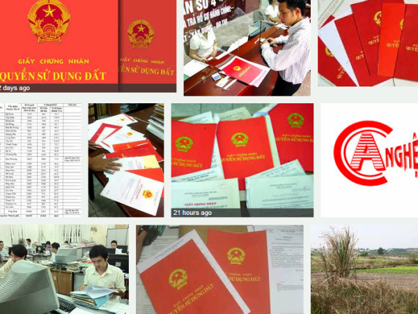 Cả nước còn khoảng 500.000 "sổ đỏ" đã được ký, nhưng chưa có người sử dụng đến nhận. (Ảnh: Hùng Võ/Vietnam+)