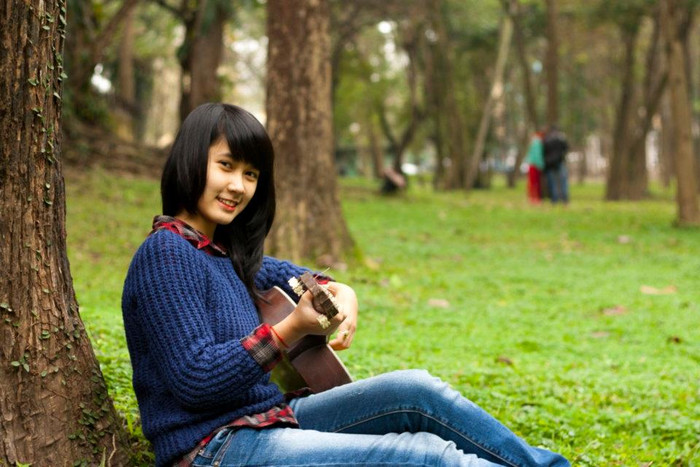 Phương Thảo là học sinh lớp 10 nhưng cao 1m63 Phương Thảo là học sinh lớp 10 nhưng cao 1m63