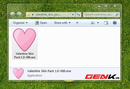 Hướng dẫn tạo giao diện Valentine ấm áp cho người đang yêu ảnh 6 Hướng dẫn tạo giao diện Valentine ấm áp cho người đang yêu ảnh 6