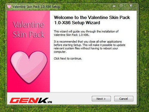 Hướng dẫn tạo giao diện Valentine ấm áp cho người đang yêu ảnh 7 Hướng dẫn tạo giao diện Valentine ấm áp cho người đang yêu ảnh 7