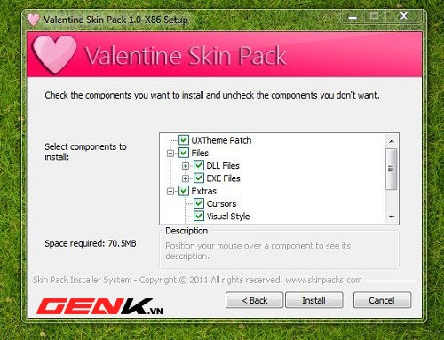 Hướng dẫn tạo giao diện Valentine ấm áp cho người đang yêu ảnh 9 Hướng dẫn tạo giao diện Valentine ấm áp cho người đang yêu ảnh 9
