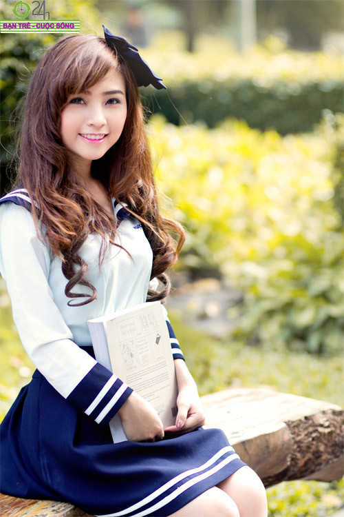 Hot girl Nana xinh tươi tuổi học trò, Bạn trẻ - Cuộc sống, hot girl Nana, nana, hot girl sai thanh, 20-11, ngay nha giao viet nam, hoc tro, bao