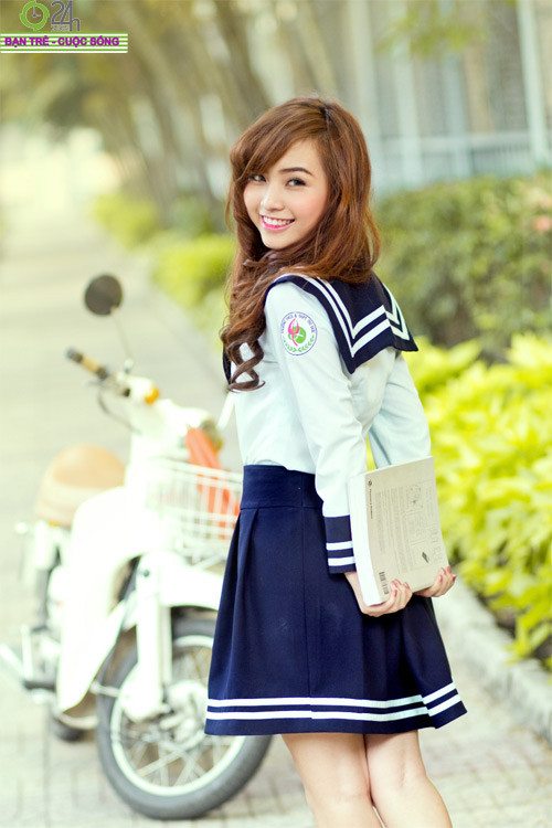 Hot girl Nana xinh tươi tuổi học trò, Bạn trẻ - Cuộc sống, hot girl Nana, nana, hot girl sai thanh, 20-11, ngay nha giao viet nam, hoc tro, bao