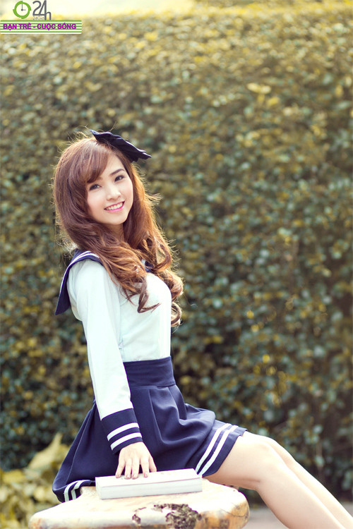 Hot girl Nana xinh tươi tuổi học trò, Bạn trẻ - Cuộc sống, hot girl Nana, nana, hot girl sai thanh, 20-11, ngay nha giao viet nam, hoc tro, bao