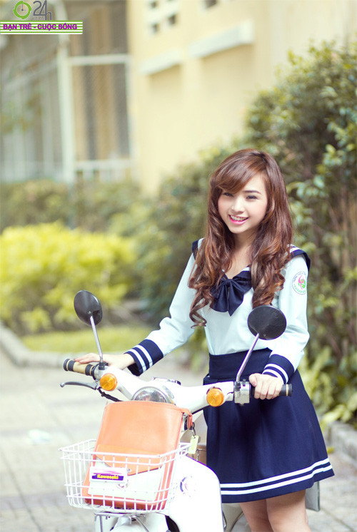 Hot girl Nana xinh tươi tuổi học trò, Bạn trẻ - Cuộc sống, hot girl Nana, nana, hot girl sai thanh, 20-11, ngay nha giao viet nam, hoc tro, bao