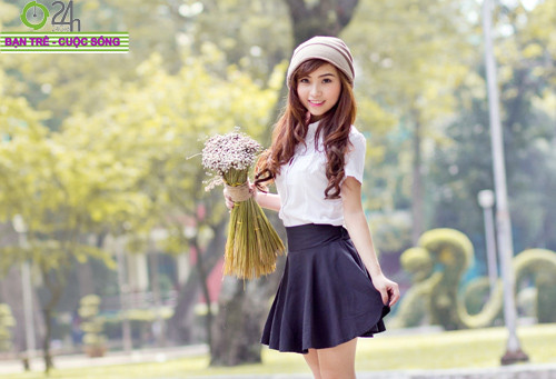 Hot girl Nana xinh tươi tuổi học trò, Bạn trẻ - Cuộc sống, hot girl Nana, nana, hot girl sai thanh, 20-11, ngay nha giao viet nam, hoc tro, bao