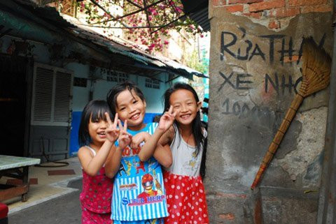 Hẻm cười. Ảnh: Nguyễn Hữu Anh Hẻm cười. Ảnh: Nguyễn Hữu Anh