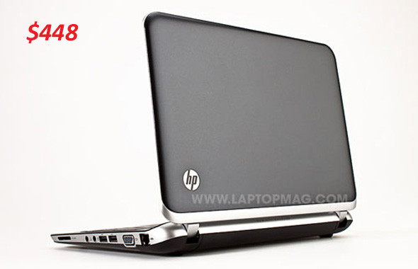 HP Pavilion dm1 (448 USD) HP Pavilion dm1 nổi bật với bàn phím thoải mái, touchpad cho phản hồi đáng tin cậy, hiệu năng ổn định. Màn hình máy có kích thước 11 inch. Cấu hình của Pavilion dm1 gồm vi xử lý Vision E2 của AMD cho tốc độ 1,65 GHz, RAM 4GB, 320 GB ổ cứng. Máy còn đươc trang bị hệ thống âm thanh của Beats Audio cho chất lượng âm thanh tuyệt vời, đồ họa Radeon HD 6320 của AMD. Mặc dù thời lượng pin của máy không được xuất sắc nhưng những ưu điểm khác có vẻ cũng đủ để bù đắp cho thiếu hụt này. HP Pavilion dm1 (448 USD) HP Pavilion dm1 nổi bật với bàn phím thoải mái, touchpad cho phản hồi đáng tin cậy, hiệu năng ổn định. Màn hình máy có kích thước 11 inch. Cấu hình của Pavilion dm1 gồm vi xử lý Vision E2 của AMD cho tốc độ 1,65 GHz, RAM 4GB, 320 GB ổ cứng. Máy còn đươc trang bị hệ thống âm thanh của Beats Audio cho chất lượng âm thanh tuyệt vời, đồ họa Radeon HD 6320 của AMD. Mặc dù thời lượng pin của máy không được xuất sắc nhưng những ưu điểm khác có vẻ cũng đủ để bù đắp cho thiếu hụt này.