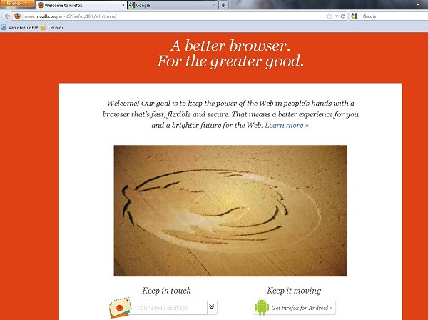 Firefox 10 đã chính thức ra mắt và cho phép người sử dụng tải về ảnh 1 Firefox 10 đã chính thức ra mắt và cho phép người sử dụng tải về ảnh 1