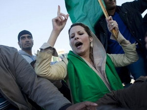 Bà Aisha Gaddafi (Nguồn: Sipa Press) Bà Aisha Gaddafi (Nguồn: Sipa Press)