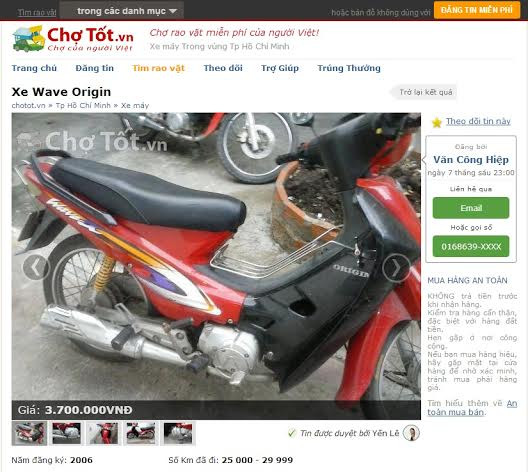 Các tin rao vặt trên Chotot.vn đều được kiểm duyệt chặt chẽ. Các tin rao vặt trên Chotot.vn đều được kiểm duyệt chặt chẽ.