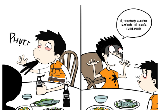 Khi bạn lờ đờ, cầm chai nước tương mà cứ ngỡ nước ngọt. Khi bạn lờ đờ, cầm chai nước tương mà cứ ngỡ nước ngọt.