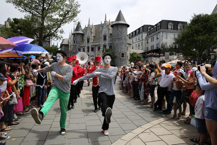 Biểu diễn Carnaval tại Bà Nà Hills.