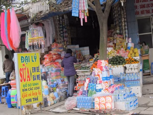Năm Nhâm thìn, cùng với trào lưu "săn" rồng con nở rộ, những dịch vụ quanh bệnh viện phụ sản như thế này hứa hẹn có một năm làm ăn bội thu.