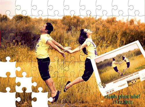 2. Tranh xếp hình: Chất liệu giấy ảnh cao cấp, bộ xếp hình gồm nhiều mảnh ghép lại, người nhận có thể tự tay vừa ghép vừa cảm nhận những hình ảnh kỷ niệm của chính mình với người thương yêu. Giá: 40.000đ - 240.000đ/bộ. Địa chỉ: 136A Vườn Chuối, Q.3, TP.HCM, ĐT: 08 38356180. 2. Tranh xếp hình: Chất liệu giấy ảnh cao cấp, bộ xếp hình gồm nhiều mảnh ghép lại, người nhận có thể tự tay vừa ghép vừa cảm nhận những hình ảnh kỷ niệm của chính mình với người thương yêu. Giá: 40.000đ - 240.000đ/bộ. Địa chỉ: 136A Vườn Chuối, Q.3, TP.HCM, ĐT: 08 38356180.