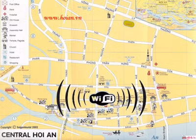 Từ tháng 12/2011, khách du lịch khi đến với đô thị cổ Hội An có thể truy cập wifi miễn phí ở bất kỳ điểm nào trong khu vực.