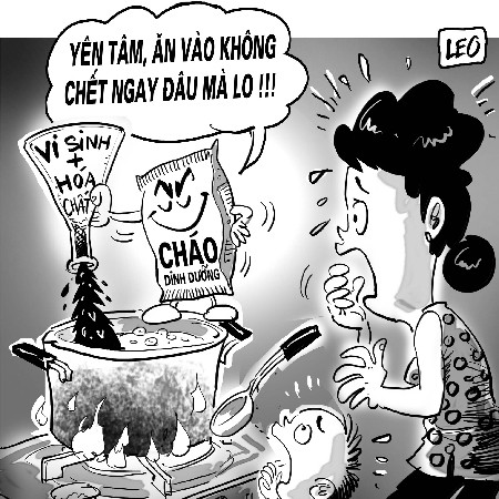 Nhiều bà mẹ mang con đến khám suy dinh dưỡng mà nguyên nhân nhiều khả năng xuất phát từ thói quen cho con ăn cháo mua ở ngoài. Nhiều bà mẹ mang con đến khám suy dinh dưỡng mà nguyên nhân nhiều khả năng xuất phát từ thói quen cho con ăn cháo mua ở ngoài.