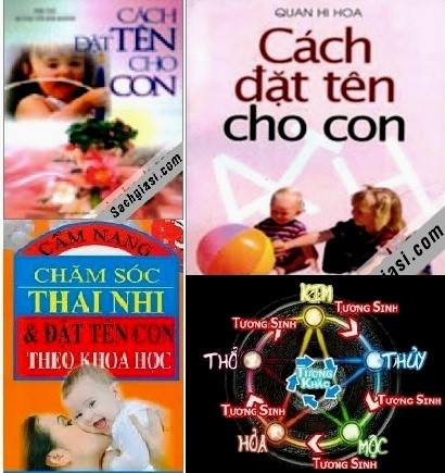 Với quan niêm việc chọn tên cho con là tối quan trọng nên anhiều gia đình phải lên mạng tham khảo, rồi đến nhà sách mua quyển Bách khoa thư cách đặt tên... Ảnh minh họa.