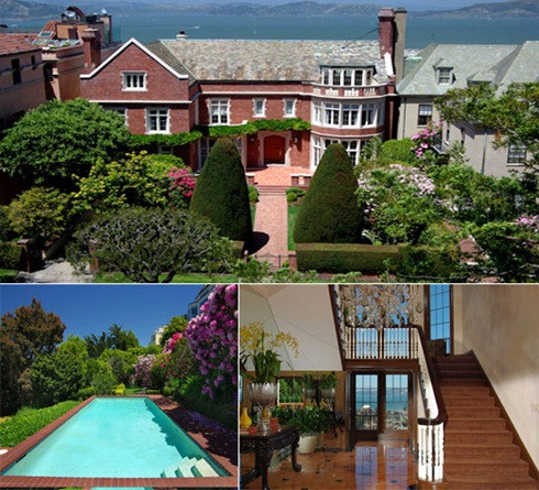 4. Biệt thự Pacific Heights Tọa lạc trên đường Broadway ở thành phố San Francisco, biệt thự Pacific Heights có ưu thế vị trí đắc địa cùng những tiện nghi sang trọng với 6 phòng ngủ, hầm rượu sức chứa 3.000 chai, vườn cây, bể bơi nước nóng, phòng ăn bài trí tuyệt đẹp. Sức hấp dẫn của dinh thự này nằm ở nội thất gỗ tinh xảo hòa trộn phong cách Anh - Pháp, cộng thêm tầm nhìn thoáng đãng bao quát phần lớn thành phố nhìn từ ban công. Để trở thành ông chủ của biệt thự rộng hơn 1000 m2 này, người mua phải móc hầu bao một khoản không nhỏ 29,5 triệu đôla.