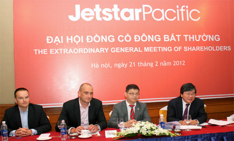 Hôm qua, JPA đã tổ chức họp Đại hội cổ đông để thống nhất định hướng chiến lược và các giải pháp cần thiết giúp JPA phát triển hiệu quả và bền vững, trở thành hãng hàng không giá rẻ hàng đầu tại Việt Nam.